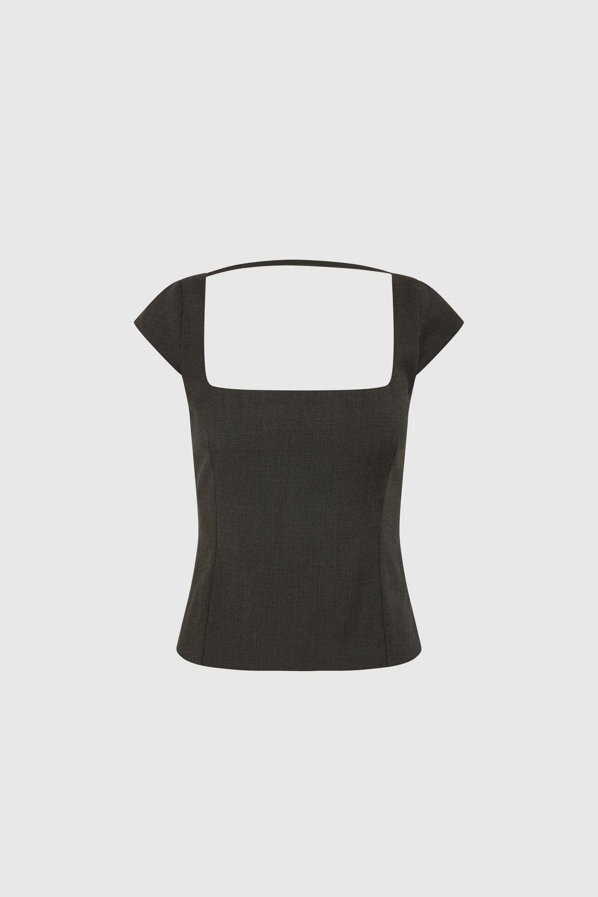 Wool Capsleeve Top