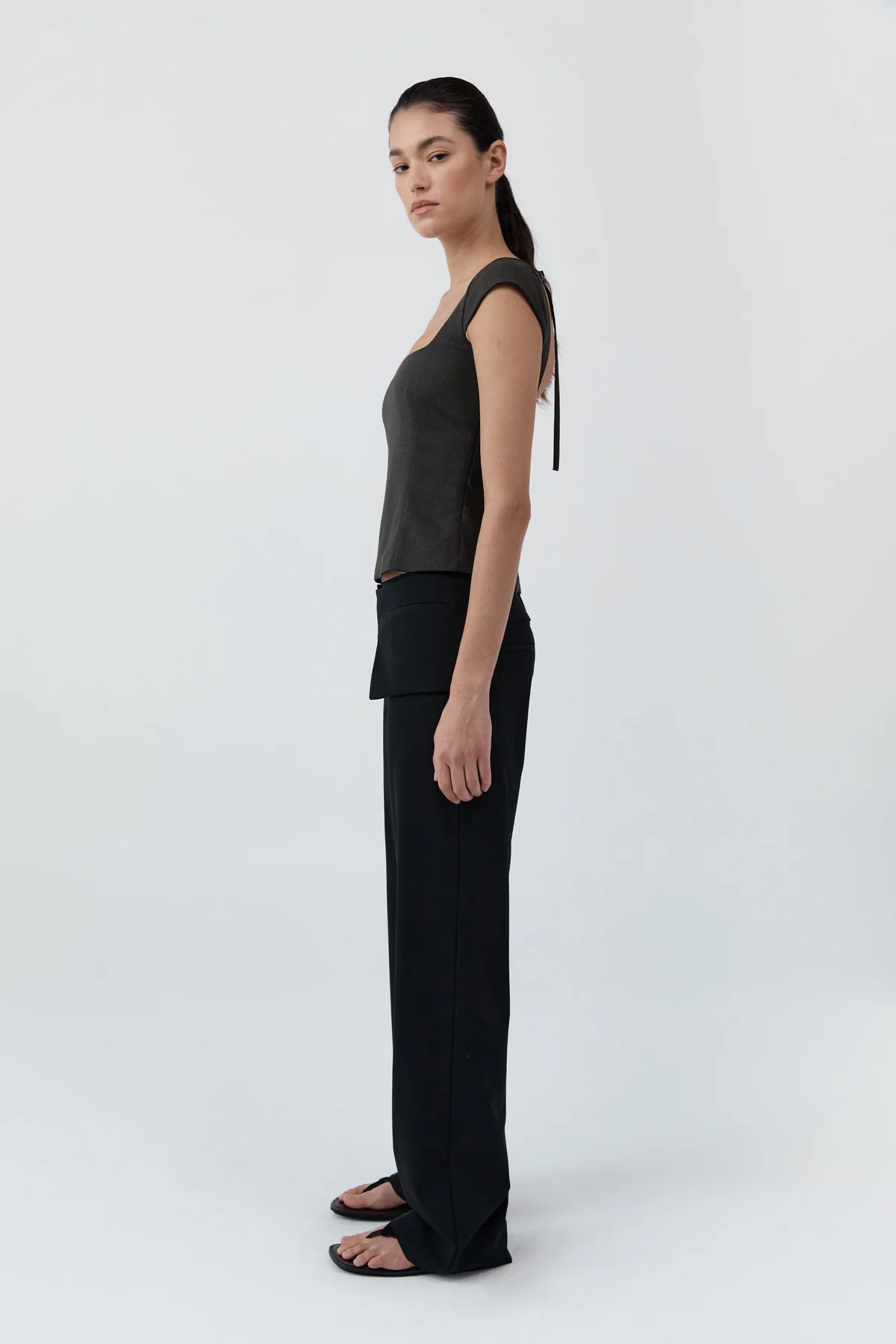 Wool Capsleeve Top
