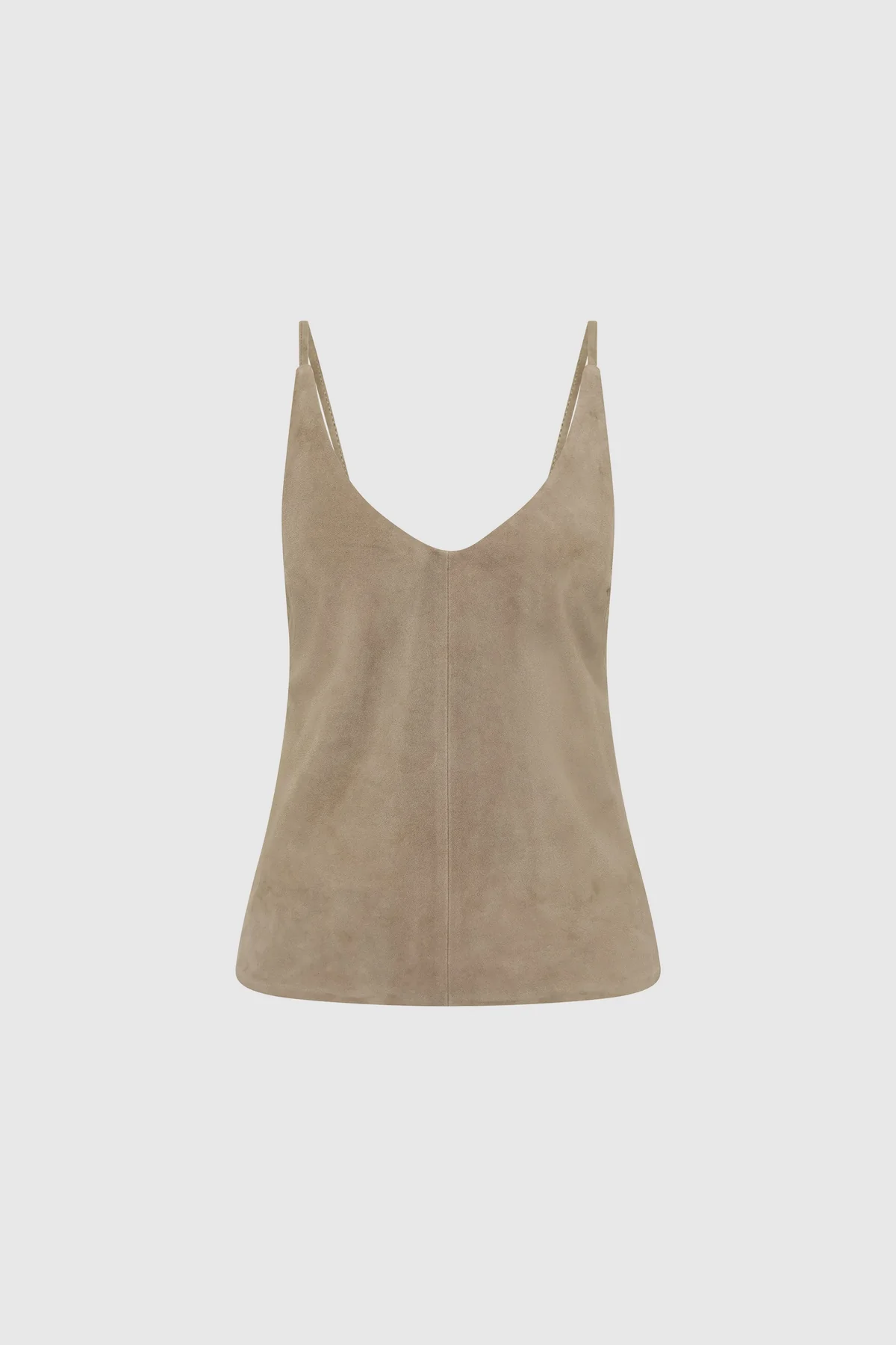 Suede Lowback Tie Top