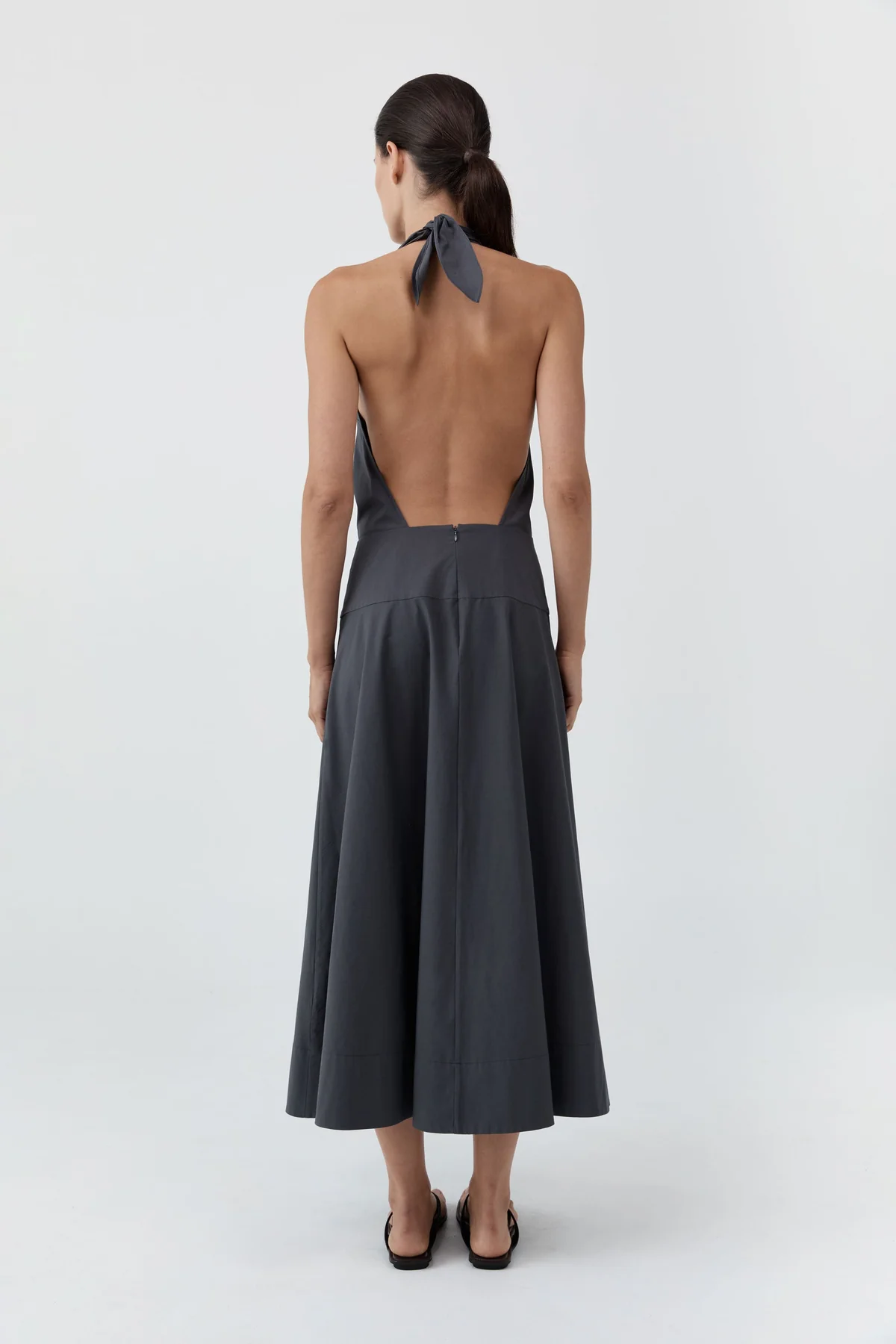 Halter Circle Hem Dress