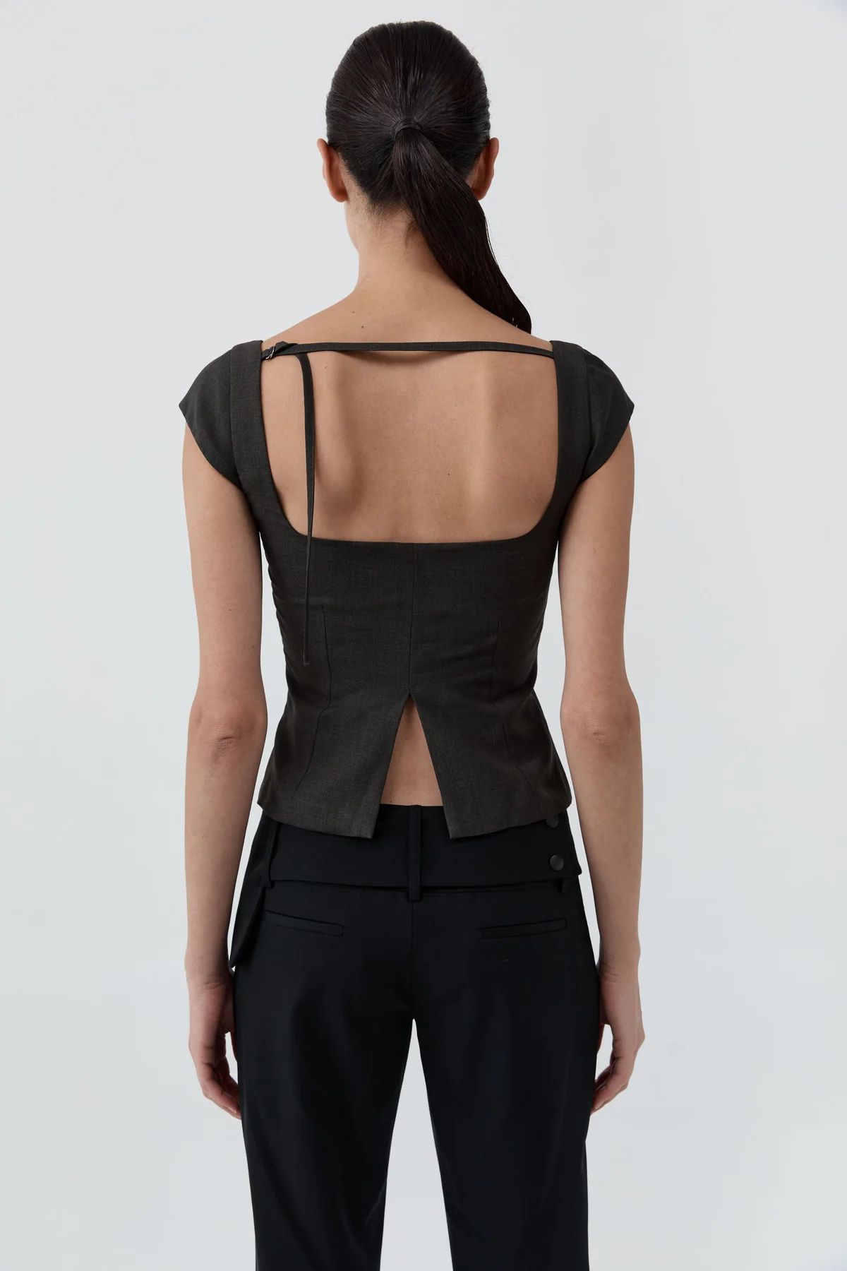 Wool Capsleeve Top
