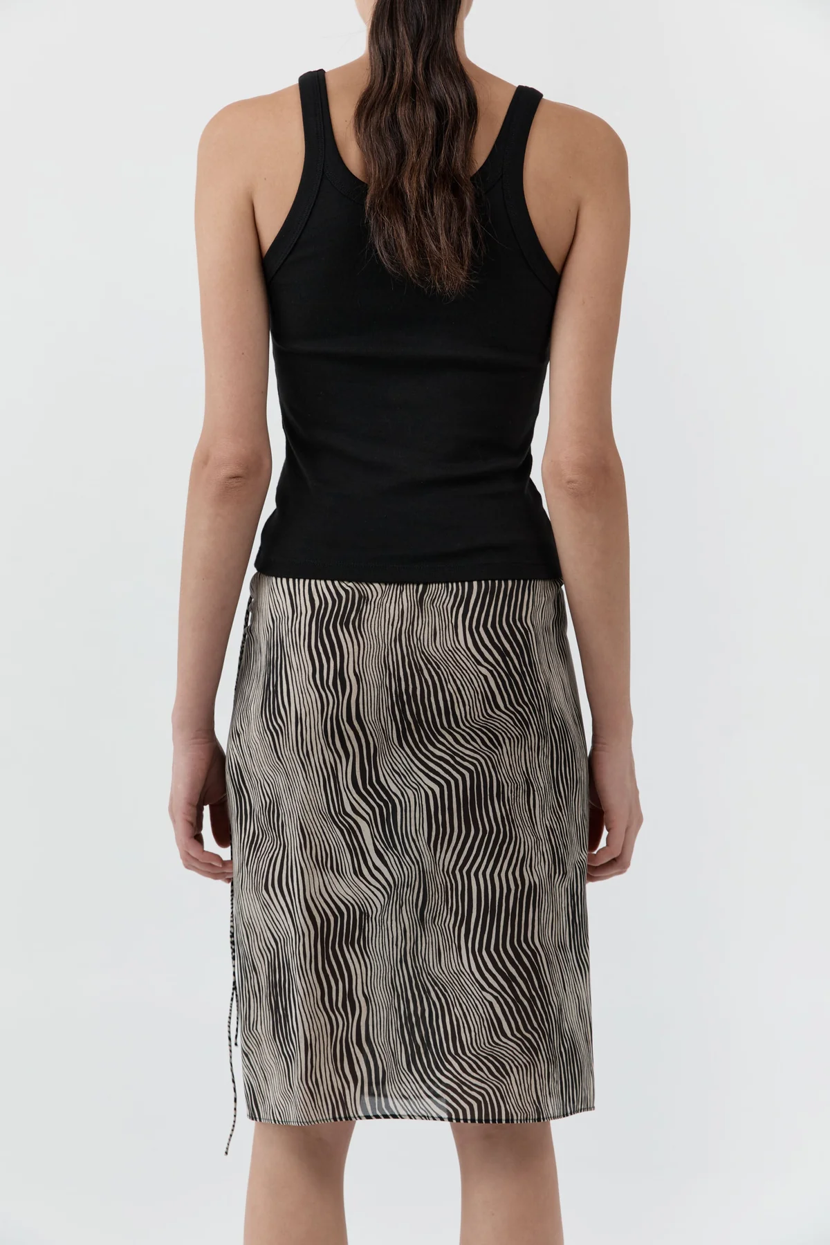 Savannah Silk Wrap Skirt